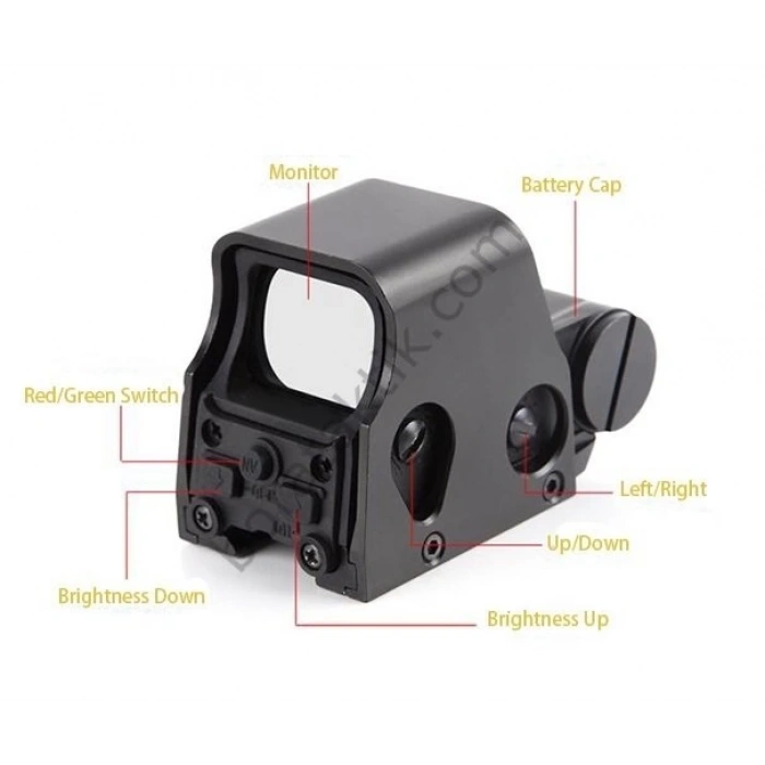 Eotech 558 Beyaz Camlı Reddot ve G43 4x Magnifier Holografig Nişangah -ATEŞLİ SİLAH İÇİN OLAN MODELİ 1200G