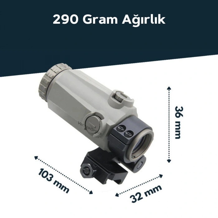 Vector Optics Maverick-III 3x22 Magnifier SOP YAKINLAŞTIRICI