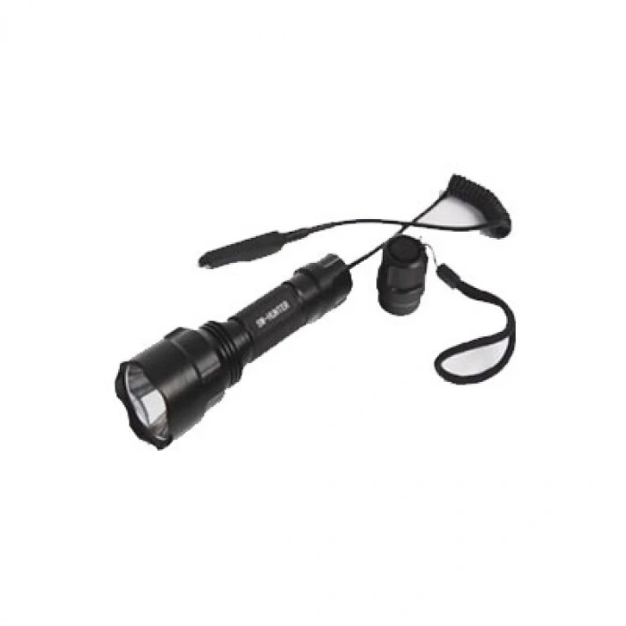 SWAT HUNTER AVCI KABLOLU GÜÇLÜ TÜFEK FENERi T6 3W CREE LED ŞARJLI 1*18650 ŞARJ KİTİ Z (EL FENERİ)             