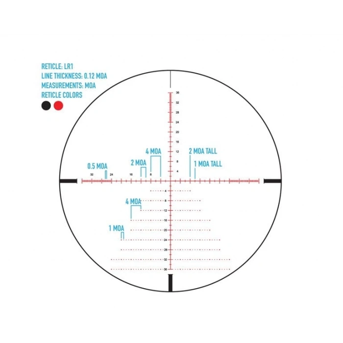 Sightmark Citadel 3 18x50 LR1 FFP Tüfek Dürbünü