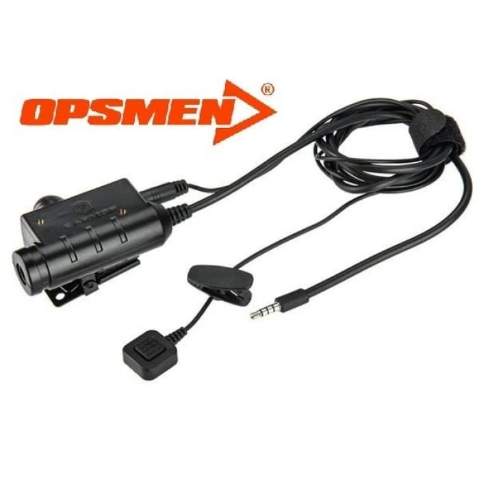Opsmen Earmor M52 Military PTT (Push-To-Talk) KABLO ve M50 El kumandası