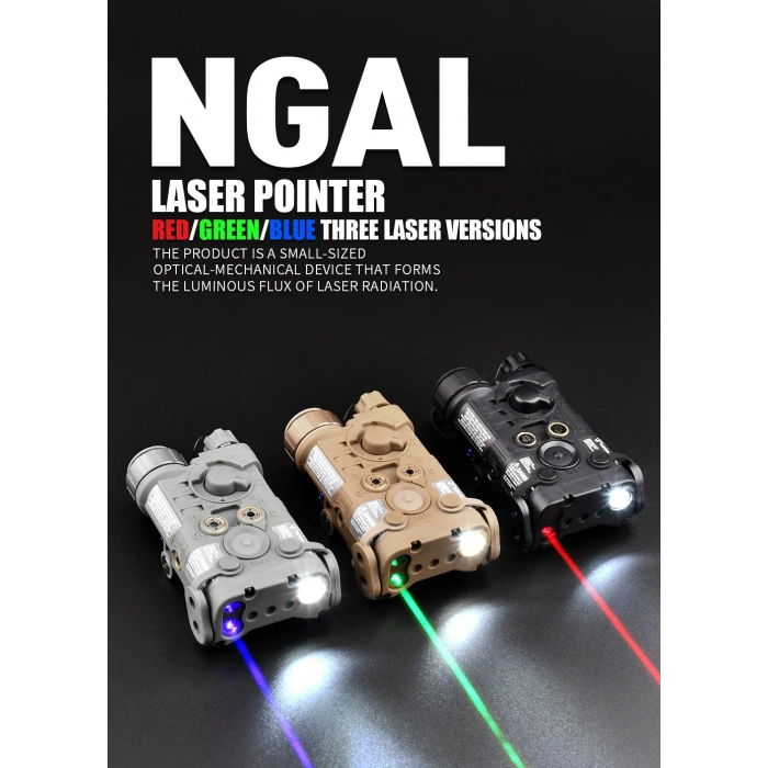 NGAL -PLASTİK KASA Kırmızı Lazer + Tüfek Feneri 22mm Wadsn Metal M300W Strobe Scoutlight M600W TÜFEK Feneri, Silah feneri Airsoft Kablolu Metal fener 22 mm ray için