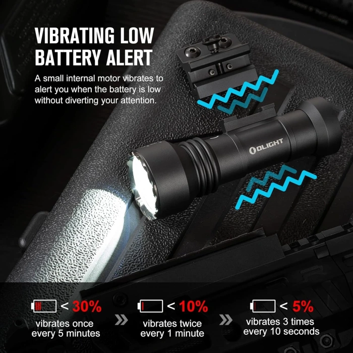 OLIGHT Javelot Tac M 1000 Lumens Tactical Kablolu Şarjlı Tüfek Feneri, Mlok Rail Mounted Rechargeable Weaponlight with 600 Meters Long-Range Distance, Removable Slide Rail Mount and Remote Pressure Switch (Black) Orjinal