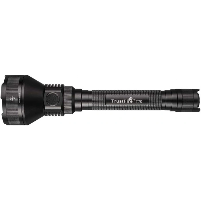 TrustFire T70 LED Tüfek Feneri Mıknatıslı Namluya Tutunabilir, 2300 lümen, 1000 m menzil, 2 x 18650 3400 mAh pil, 1 x TR-016 pil şarj cihazı, 1 x GM03 mıknatıslı tutucu ve 1 x kit-3 dahilinde uzaktan kumanda