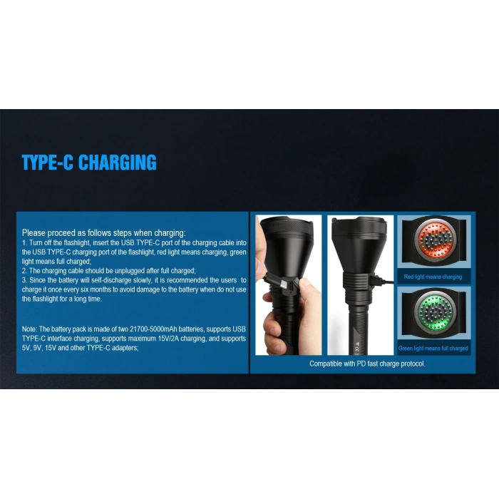 TrustFire 4800 Lümen Tüfek Feneri,prosefyonel Avcı El feneri kiti LED yüksek güçlü,T90R ,Şarj edilebilir taktik el feneri, uzun menzilli 1600 metre, süper parlak, su geçirmez, avcılık ve kurtarma için [Enerji Sınıfı A+++]