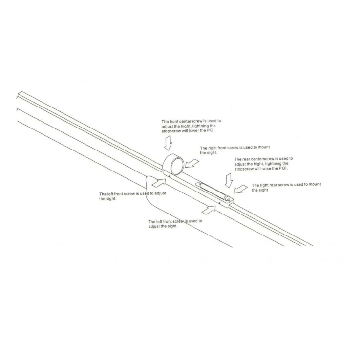 VOMZ 1x28 Shotgun Fiber Sight 12 gauge HUNTING RIFLE SIGHT