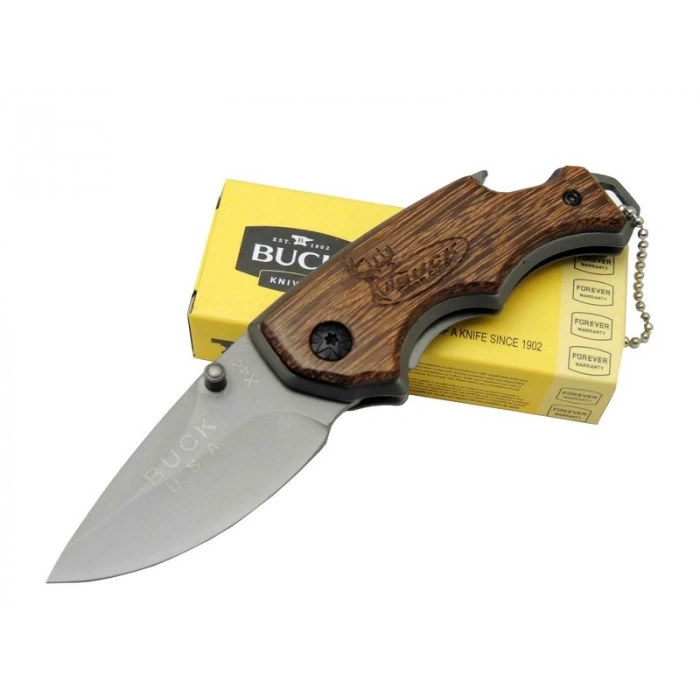 Buck Knife Wood X44 14 CM