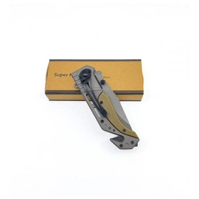 Boker Solingen Kurtarma Çakısı cam kırma ve ip kesme aparatlı 20cm