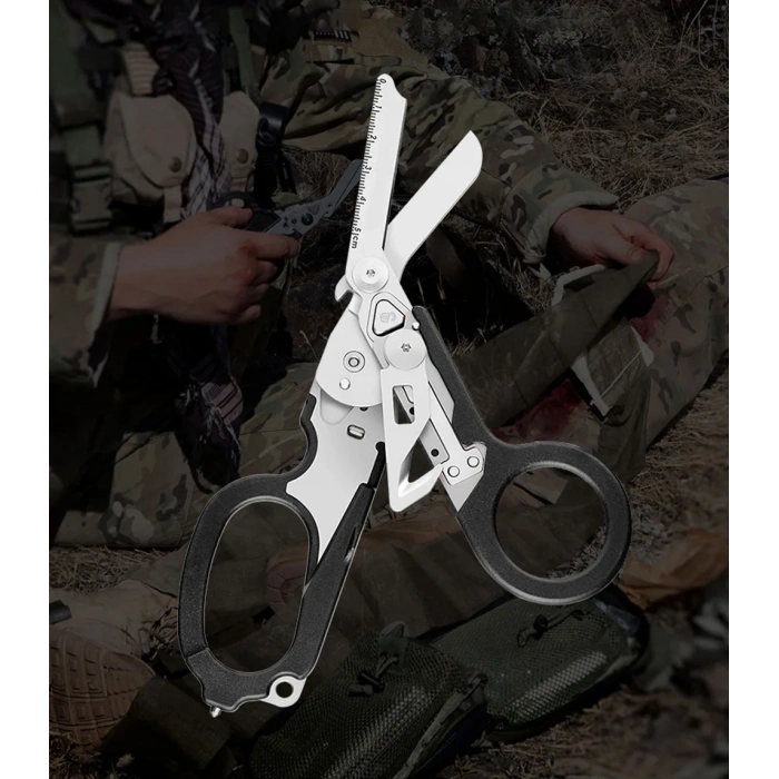 Katlanır Medikal Süper Kesici Makas Multitool Taktik Çok Fonksiyonlu Outdoor Askeri Av Tipi