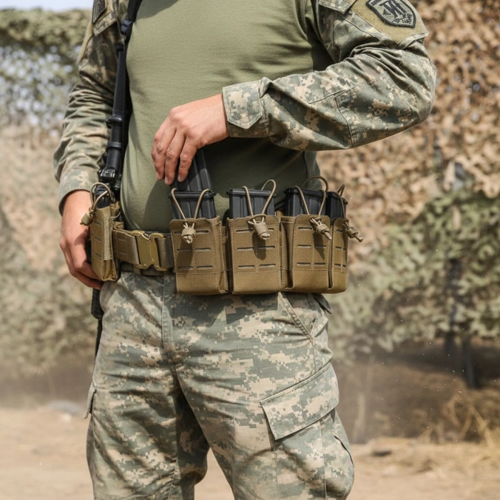 Komando Kemer Seti Lazerli (Kara Kuvvetleri) Haki - TAN