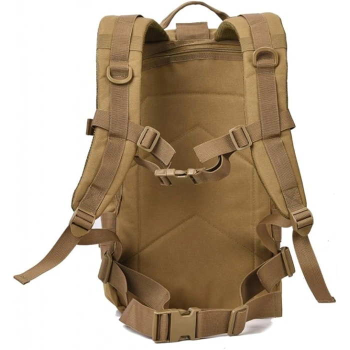 35 Litre Çöl Rengi Taktik Sırt Çantası İthal