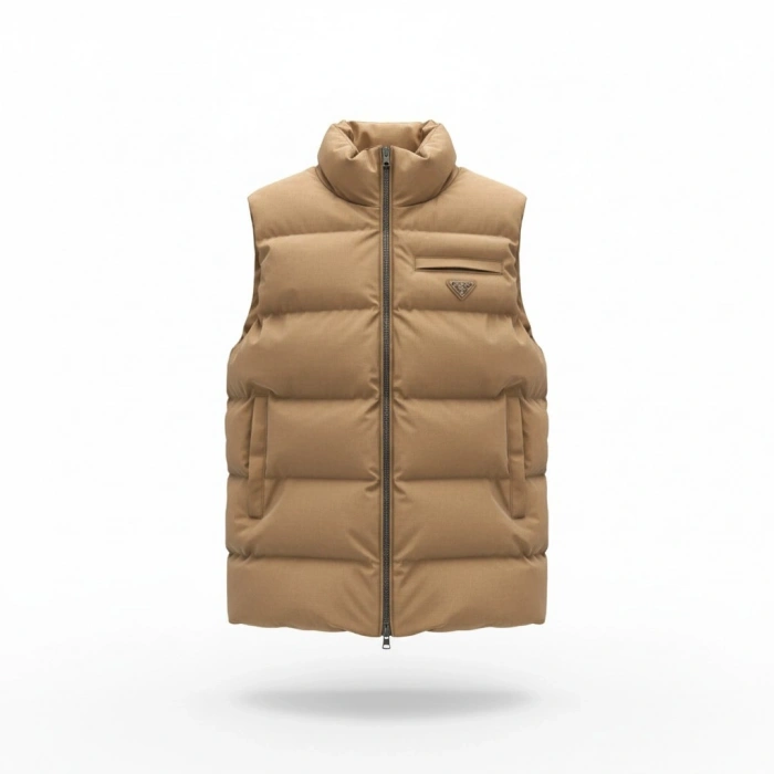 Şişme Fermuarlı Kolsuz Çelik Yelek Siyah 3a Seviye, Erkek Şişme Kolsuz Yelek 9MM PRADA