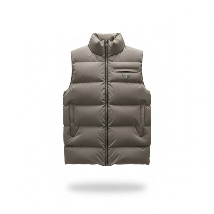 Şişme Fermuarlı Kolsuz Çelik Yelek Siyah 3a Seviye, Erkek Şişme Kolsuz Yelek 9MM PRADA