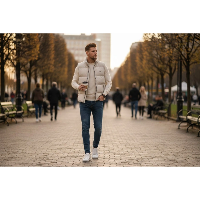 Şişme Fermuarlı Kolsuz Çelik Yelek Siyah 3a Seviye, Erkek Şişme Kolsuz Yelek 9MM TOMMY