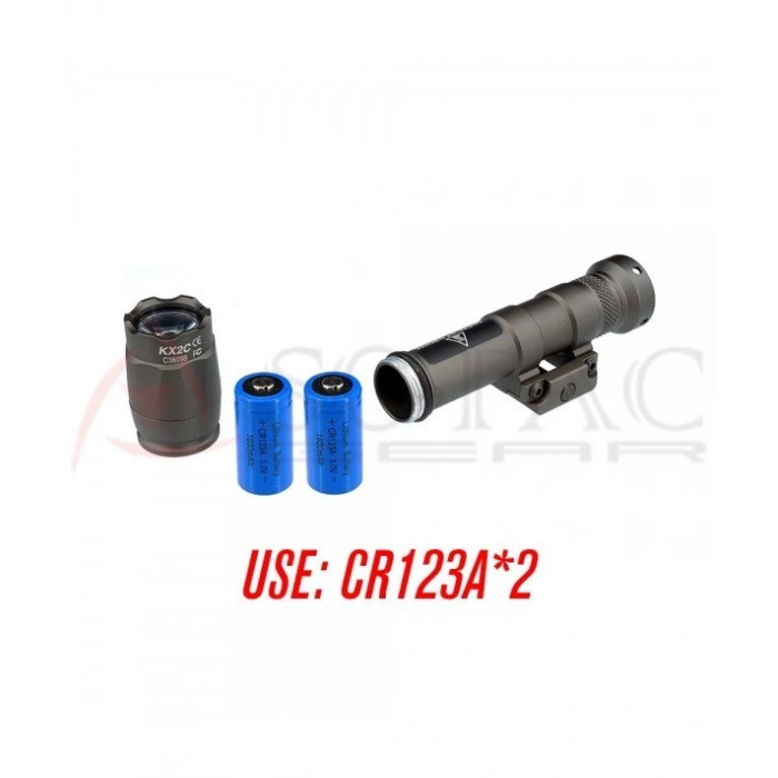 Wadsn Çöl Metal m600c Scoutlight M600 Tüfek Feneri 22mm el feneri avcılık silah feneri