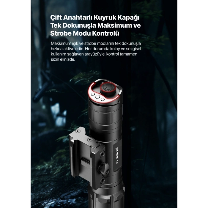 Klarus GL4 Tactical Rail 3300 Lümen Tüfek Feneri