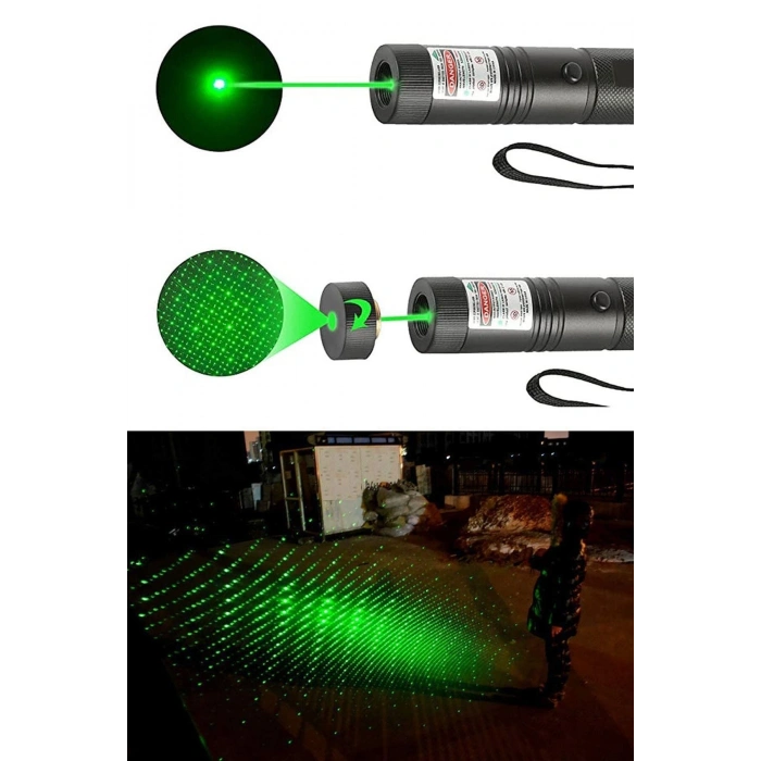 Gösteri Sunum Lazeri, Yeşil Lazer Pointer Yesil- Güçlü İşaretleyici Yeşil Lazer