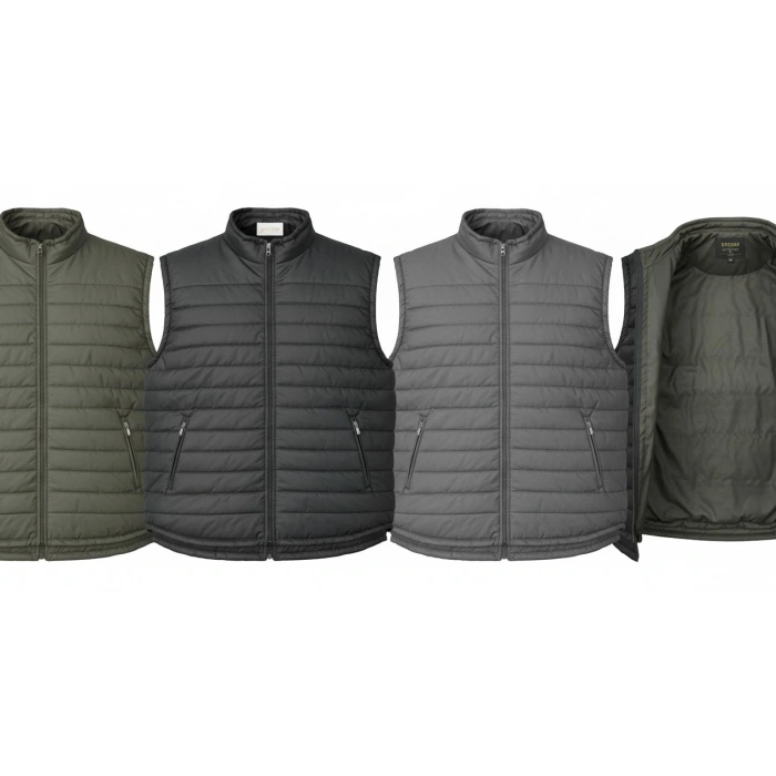 Battal Beden Fermuarlı Kolsuz Çelik Yelek Siyah 3a Seviye, Erkek Kolsuz Yazlık Yelek 3x 4x 5x