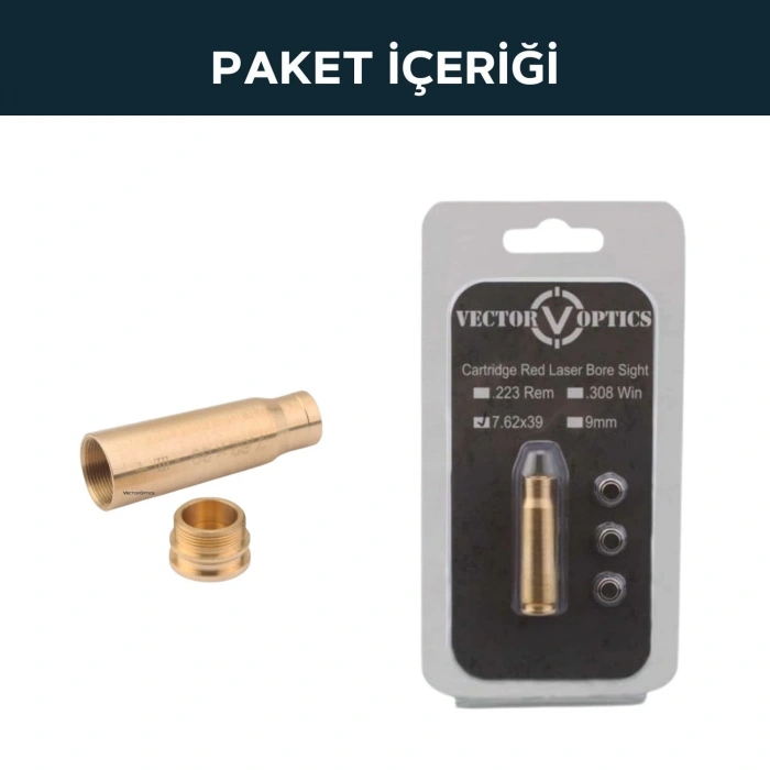 7.62x39 Boresight - Dürbün Sıfırlama Lazeri Mermi Tipi