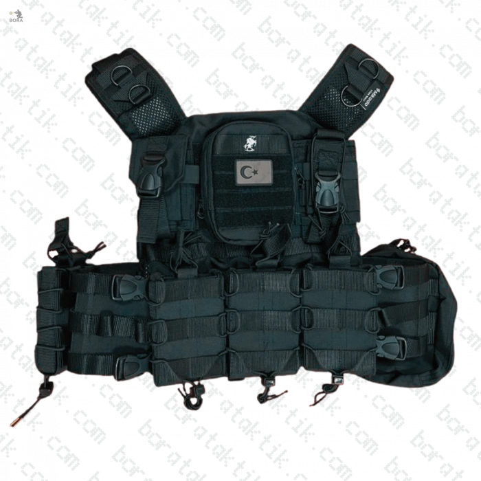 7B Yeni Siyah 7.62 MPT HK33 G3 MPT55 MPT76 Hücum Yeleği