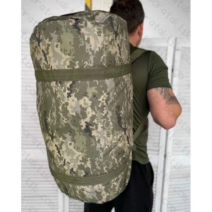 90 LT Valiz Tipi Dijital Kamuflaj Cordura Taşıma Çantası