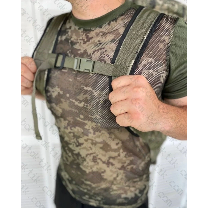 90 LT Valiz Tipi Dijital Kamuflaj Cordura Taşıma Çantası