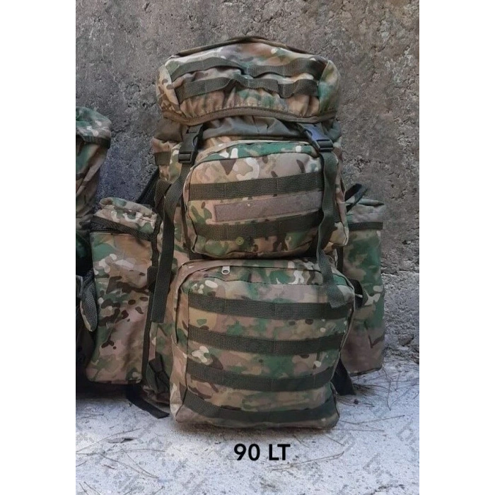 90LT Multicam Kamuflaj Operasyon Çantası Dağcı Çantası