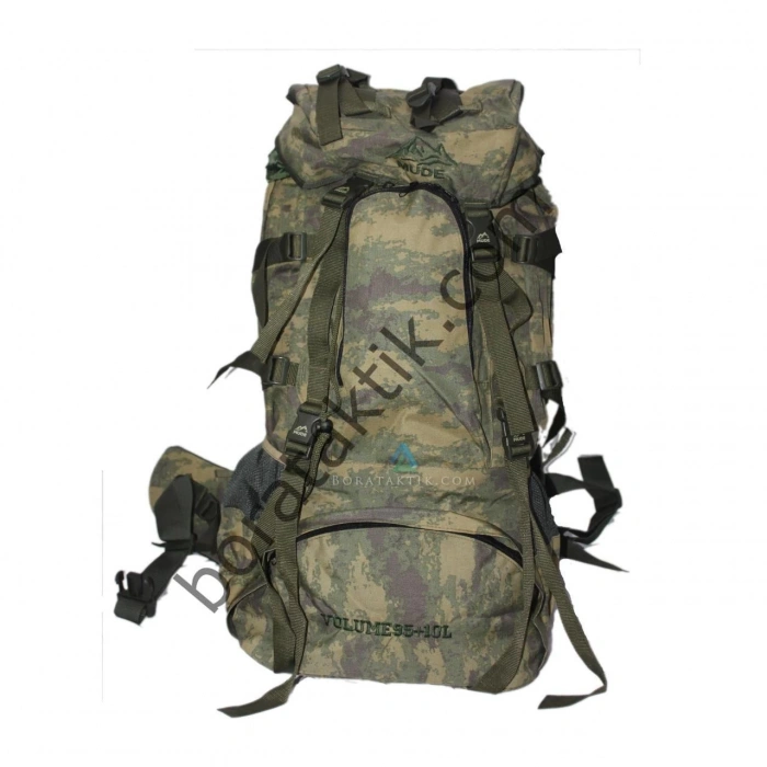 95+10 Litre Kamuflaj Operasyon Çantası Dağcı Çantası