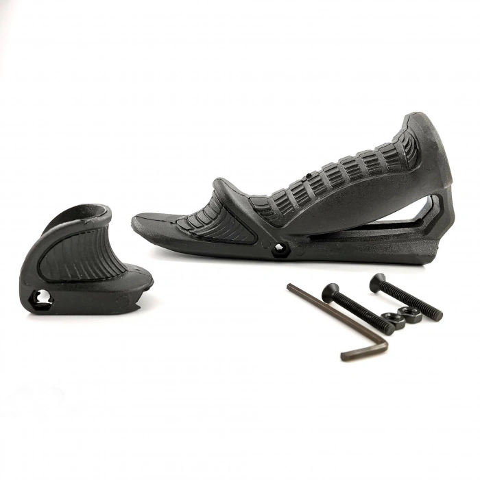 Açılı Tutamak,Üçgen Tutamak Plastik Taktikal Siyah 22mm 45 derece İTHAL