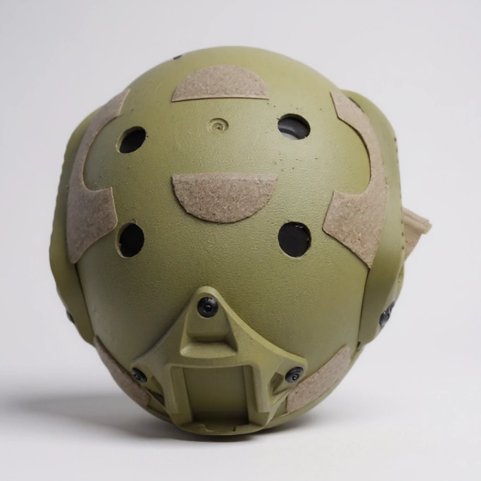 Airsoft Delikli Koruyucu Taktik Kask Kısa Kulaksız Fast Helmet Airsoft Plastic