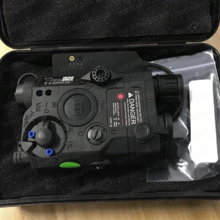 PEQ15 TAKTİK YEŞİL Lazerli Fener LA-5C UHP /IR Airsoft