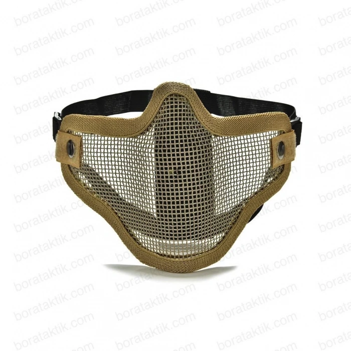 Airsoft Yüz Maskesi Yarım Yüz Paintball Tel Maske 3 Renk