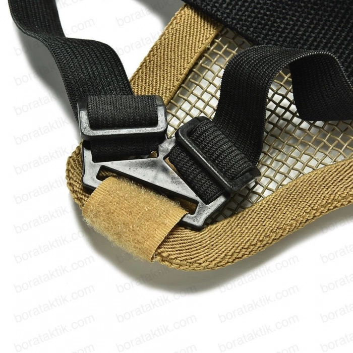 Airsoft Yüz Maskesi Yarım Yüz Paintball Tel Maske 3 Renk