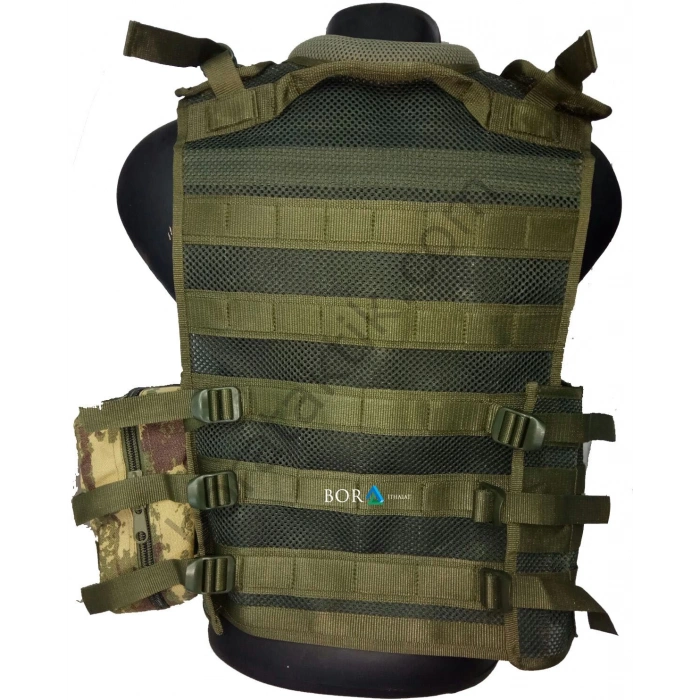 Ak47 Hücum Yeleği 4 Lü Fileli (Plakalıklı)