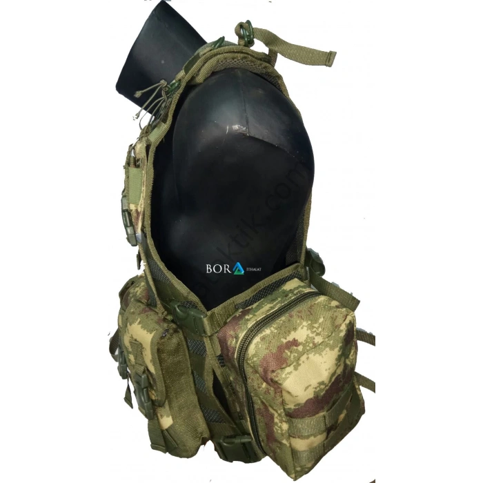 Ak47 Hücum Yeleği 4 Lü Fileli (Plakalıklı)