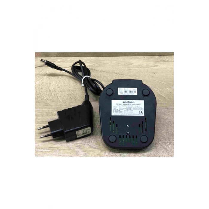 Aselsan Orijinal 4713 El Telsizleri Için Masaüstü Şarj Tablası + Adaptörü