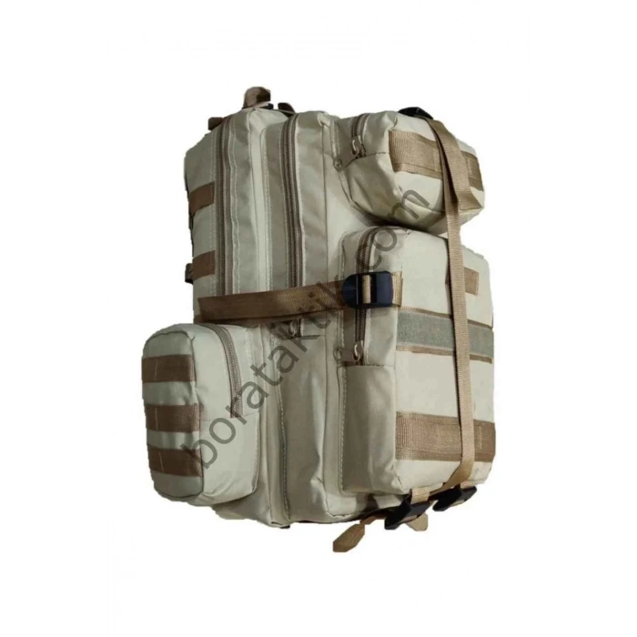 Askeri Dağcı Outdoor Kamp Treking Taktik Bej Sırt Çantası 40lt