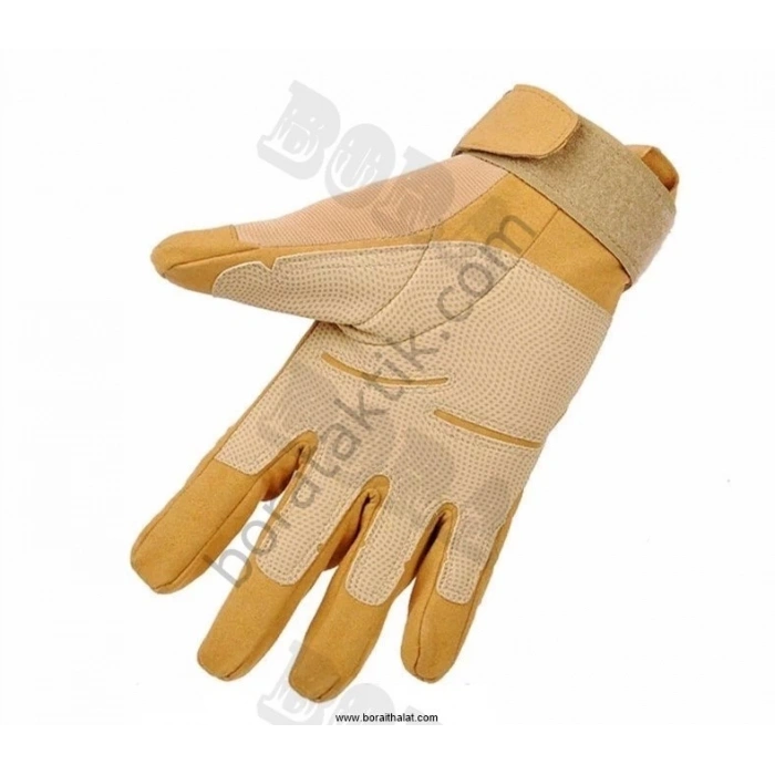 Askeri Eldiven Uzun Çöl Sarısı