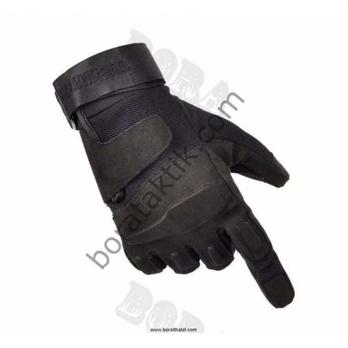 Askeri Eldiven Uzun Siyah Blackhawk