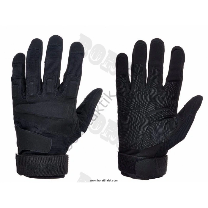 Askeri Eldiven Uzun Siyah Blackhawk