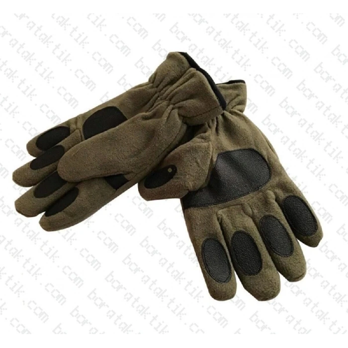 Askeri Polar Eldiven İç Deri Destekli 3 Renk Toptan