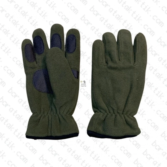 Askeri Polar Eldiven İç Deri Destekli 3 Renk Toptan