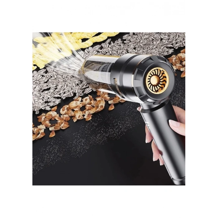 AUHMA 16000pa Güçlü 3 Kademeli Vakumlu Kablosuz Üflemeli Mini Araç Süpürgesi A KALİTE