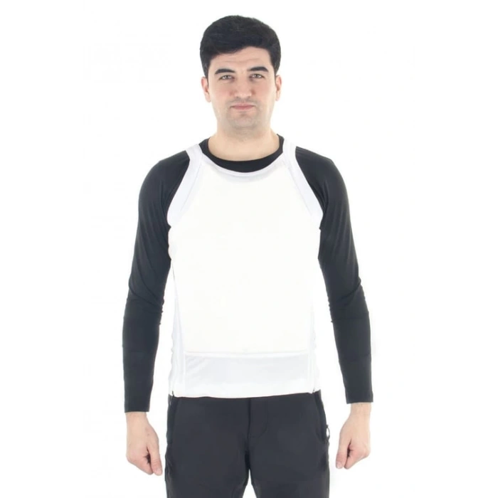 Gömlek Altı Çelik yelek SEVİYE 3a KURŞUN GEÇİRMEZ ÇELİK YELEK ATLET FERMUARLI