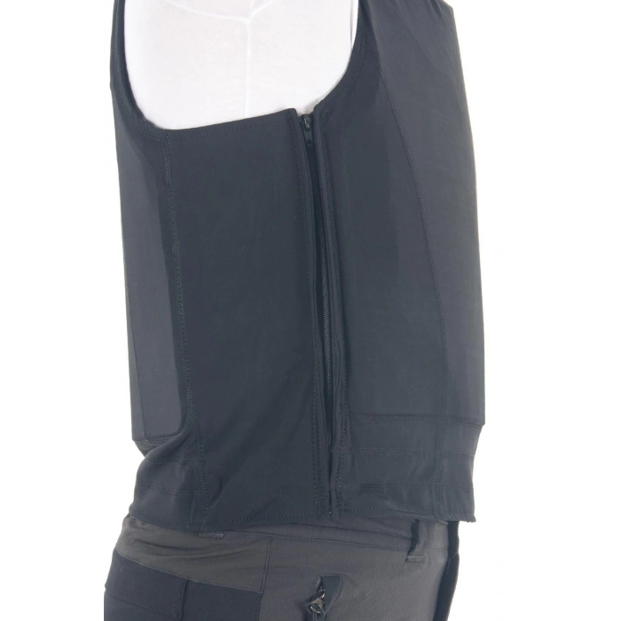 Gömlek Altı Fermuarlı Çelik Yelek,SEVİYE 3a 44 magnum KURŞUN GEÇİRMEZ ÇELİK YELEK ATLET Likralı Streç