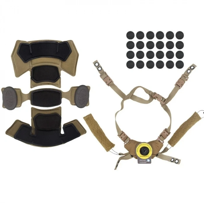 Balistik Kask Ayarlı Çene Kayış ve Sünger Seti
