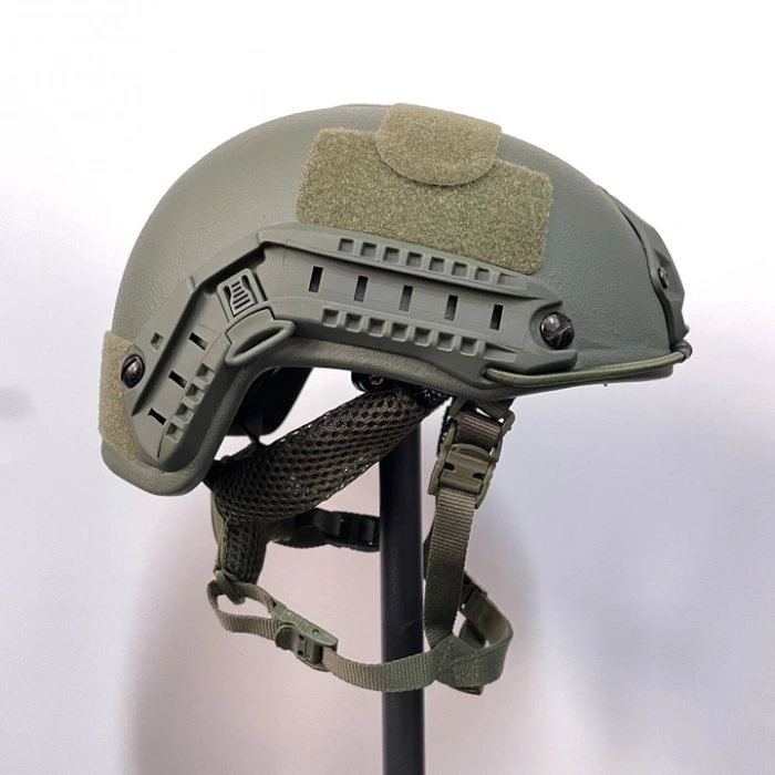 Balistik Kask Kulaksız Raylı SEVİYE 3A KOMPOZİT KEVLAR Miğfer FAST cut Helmet Plastik İç Aksamlı, Pedleri Köpük Süngerli