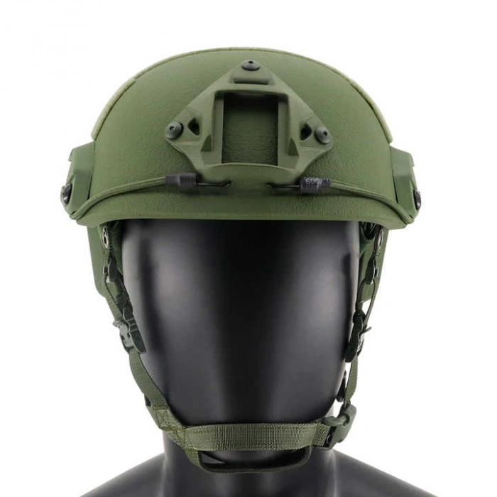 Balistik Kask Kulaksız Raylı SEVİYE 3A KOMPOZİT KEVLAR Miğfer FAST cut Helmet Plastik İç Aksamlı, Pedleri Köpük Süngerli