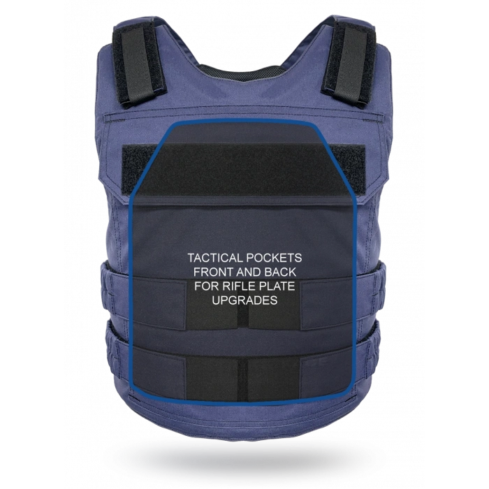 BALİSTİK YELEK SEVİYE 3a KURŞUN Geçirmez Basın Yeleği Mavi
