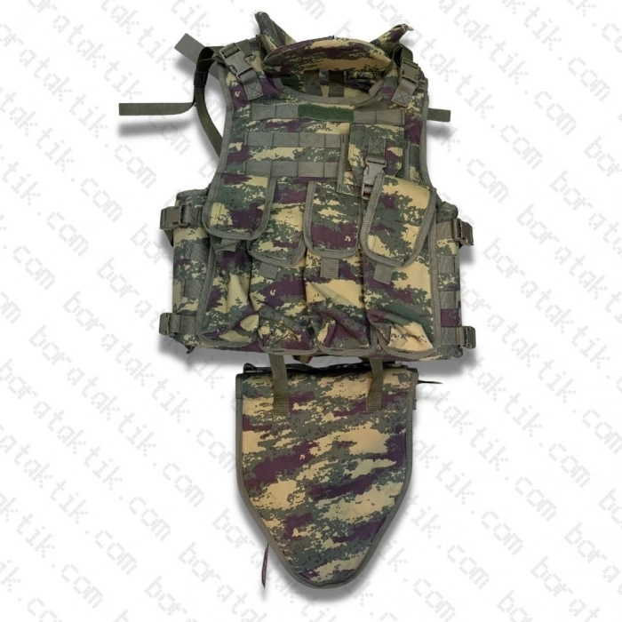 BALİSTİK YELEK TSK SEVİYE IIIA 44 Magnum KEVLAR KURŞUN GEÇİRMEZ Çantalı PLAKA TAŞIYICI